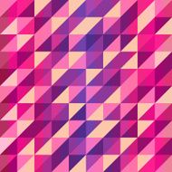 Colorful geometric Retro pattern
