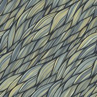Seamless pattern with waves texture N5