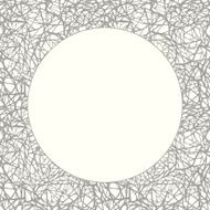 Abstract background with geometric ornament