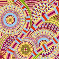 Attractive Tribal Ethnic background Design N2