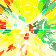 abstract colorful radial pattern background