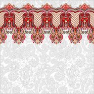 ornamental background with flower ribbon stripe pattern N33