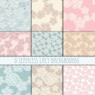 lacy seamless pattern set N2