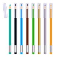 Set of colorful eye liners Cosmetic pencils illustration