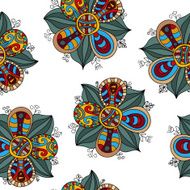 Seamless Floral Pattern N658