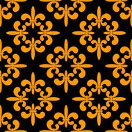 Fleur de lys seamless pattern N6