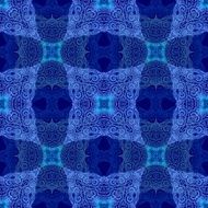 Seamless decorative pattern in arabic style for christmas decoration
