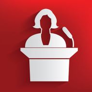 Human resource symbol clean vector