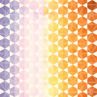 Retro pattern of geometric shapes N27