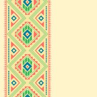 Ethnic ornamental textile seamless pattern N5