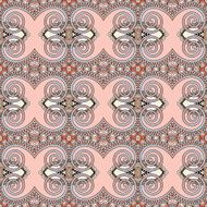 seamless geometry vintage pattern ethnic style ornamental backg N260