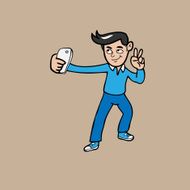 Selfie man