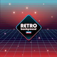Retro patterns and background design templates bright colorful N31