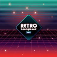 Retro patterns and background design templates bright colorful N32