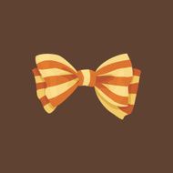 Bow tie isolated on white background
