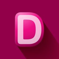 Volume icons alphabet D N6