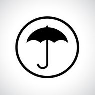 Umbrella in a circle