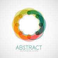Symmetric abstract geometric shape N187