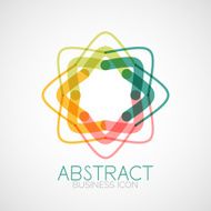 Symmetric abstract geometric shape N188