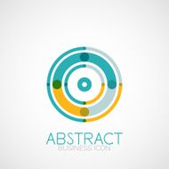 Symmetric abstract geometric shape N189