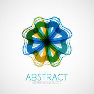 Symmetric abstract geometric shape N192