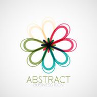 Symmetric abstract geometric shape N194