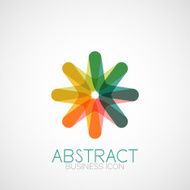 Symmetric abstract geometric shape N195