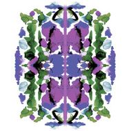 colorful symmetric watercolor painting N4
