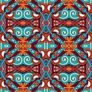 seamless geometry vintage pattern ethnic style ornamental backg N261