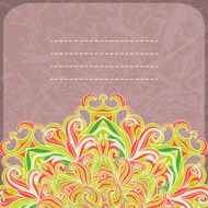 Abstract decoration vintage background