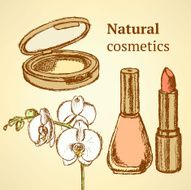 Sketch beauty equipment with orchid N2