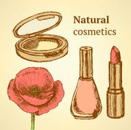 Sketch beauty equipment with poppy N2