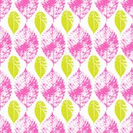 Autumn leaves seamless pattern floral background N26