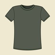 Blank t-shirt template N17