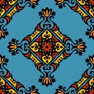 Seamless tiled pattern vector design