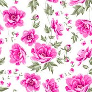 Elegant seamless peony pattern N3