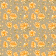 Design of vintage floral pattern