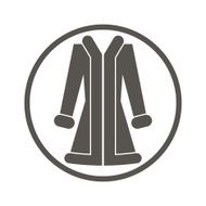 Apparel and clothing vector icon