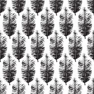 Autumn leaves seamless pattern floral background N27