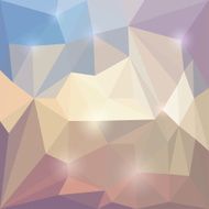 Abstract soft polygonal triangular background with glaring lights for design N2