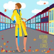 autumn fashionable girl