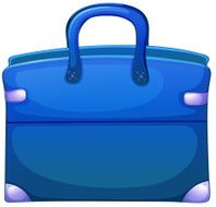 Blue handbag