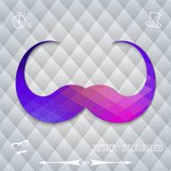 Hipster background for your retro design