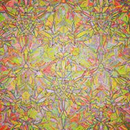 Vector seamless kaleidoscope pattern N12
