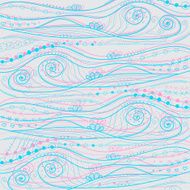 Waves pink and blue background