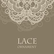Vector lace ornament background N14