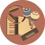 emblem retro music in the disc