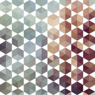 Retro pattern of geometric shapes N29