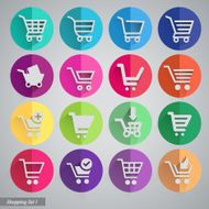 Set of shopping icons N12