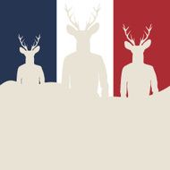 Silhouettes of hipsters N5